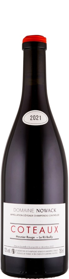 Domaine Nowack, Coteaux Champenois rouge -Le Rû Bailly- '21