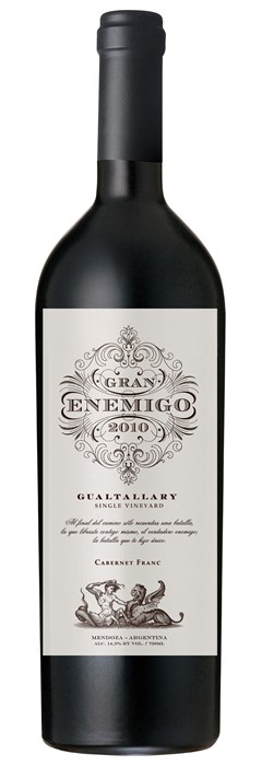 Gran Enemigo, cabernet franc, Gualtallary '19 - 100/100