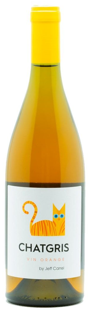 Jeff Carrel, chat gris vin orange