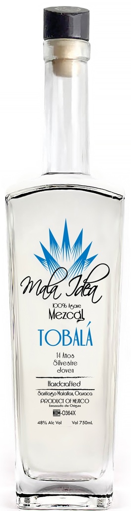 Mezcal Mala Idea, Tobala 45% 70cl