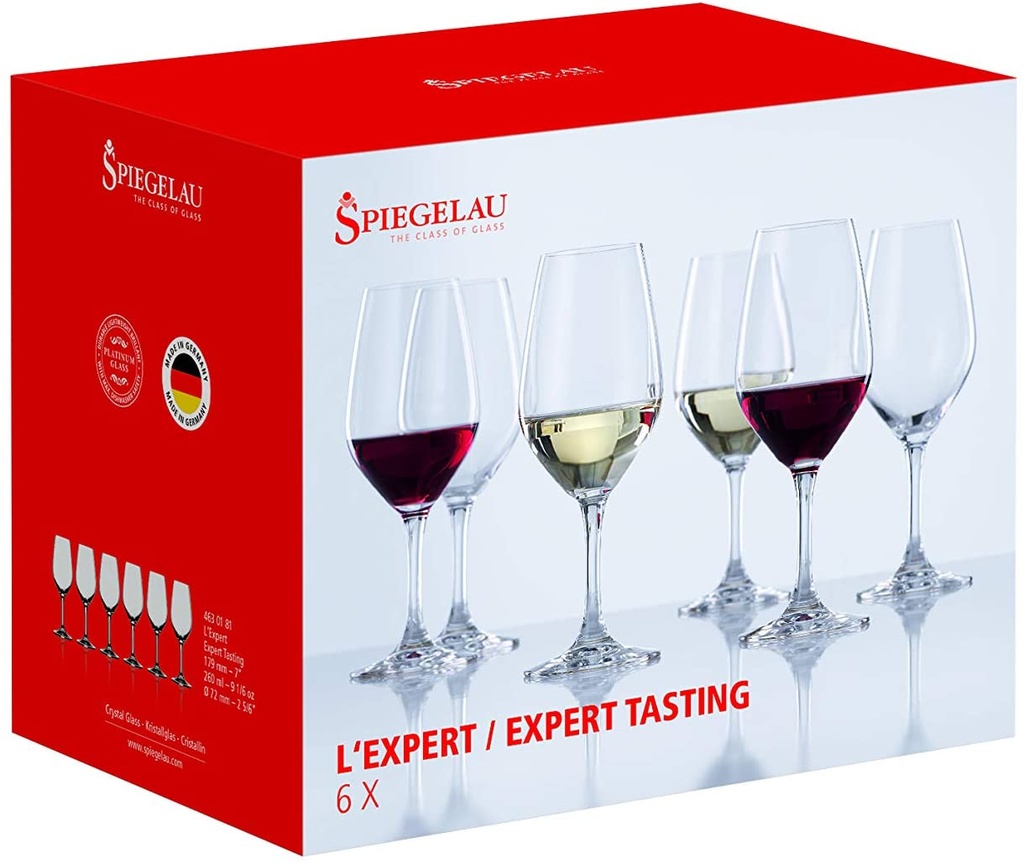 Spiegelau expert tasting glas (doos van 6gl) enkel levering in België