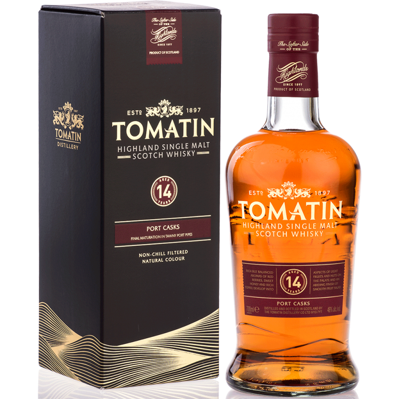 Tomatin 14y port wood finish - 46%