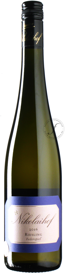 Nikolaihof riesling - federspiel - late bottled '16