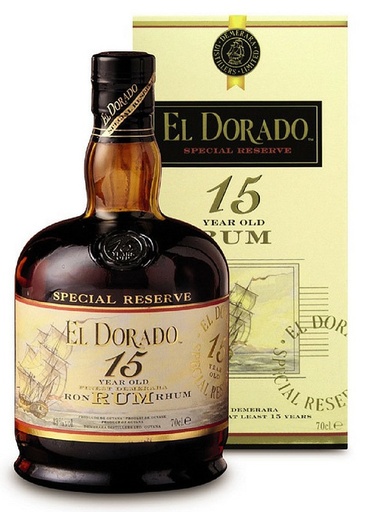 El Dorado rum 15y - 43%