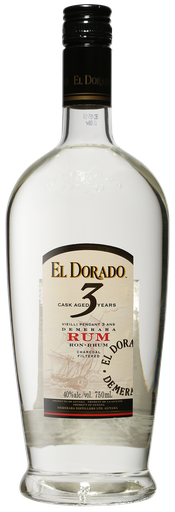 El Dorado rum 3y white - 40%