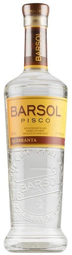 Pisco Barsol primero Quebranta 70cl - 41,3%