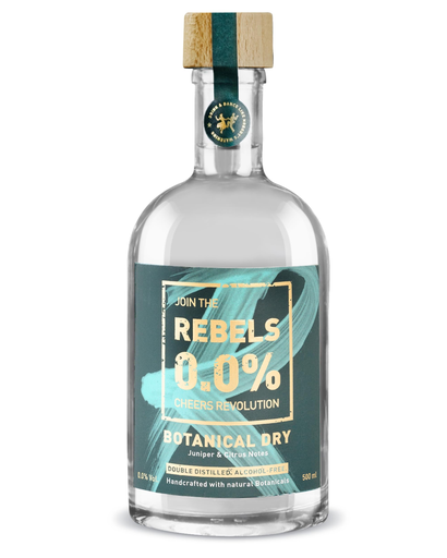 Rebels botanical dry 50cl - 0,0% (gin)